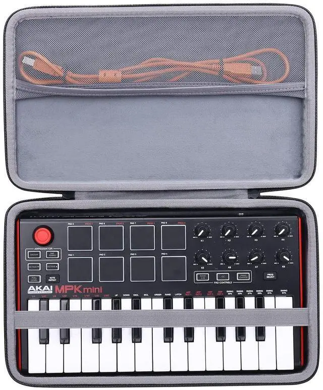 Main image of Hard Case Replacement for Akai Professional MPK Mini MKII/MPK Mini Play 25 Key USB MIDI Keyboard Controller