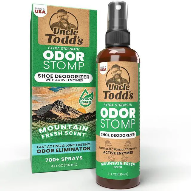 Main image of Shoe Deodorizer Spray - Proven & Powerful Enzyme Formula Spray for Shoe Odor Elimination in All Footwear (Mountain Fresh)
