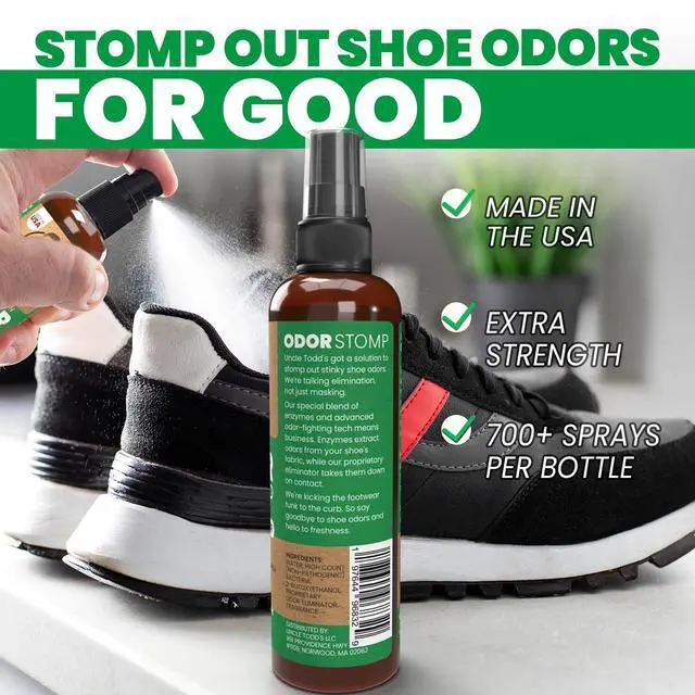 Alt view image 2 of 7 - Shoe Deodorizer Spray - Proven & Powerful Enzyme Formula Spray for Shoe Odor Elimination in All Footwear (Mountain Fresh)