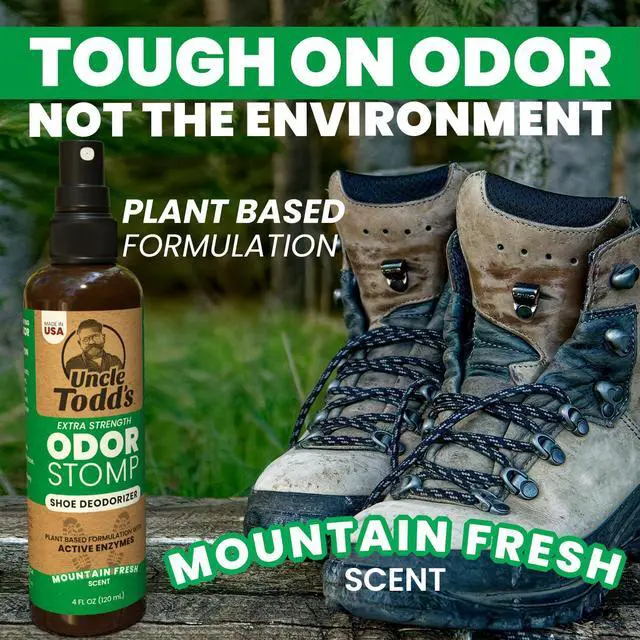 Alt view image 3 of 7 - Shoe Deodorizer Spray - Proven & Powerful Enzyme Formula Spray for Shoe Odor Elimination in All Footwear (Mountain Fresh)