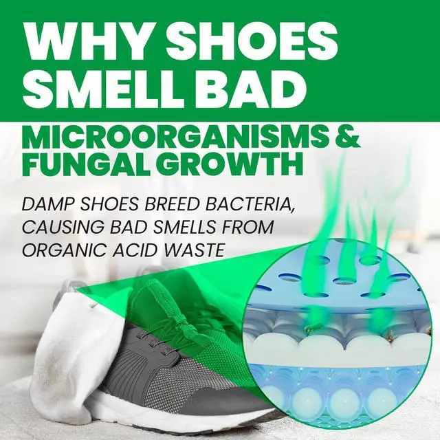 Alt view image 5 of 7 - Shoe Deodorizer Spray - Proven & Powerful Enzyme Formula Spray for Shoe Odor Elimination in All Footwear (Mountain Fresh)