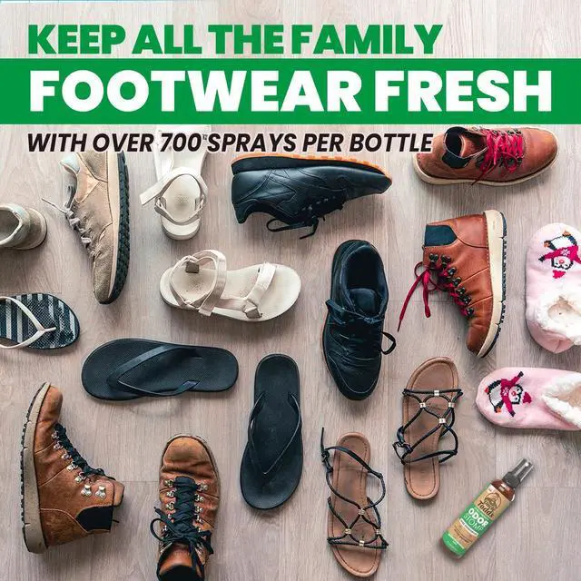 Alt view image 7 of 7 - Shoe Deodorizer Spray - Proven & Powerful Enzyme Formula Spray for Shoe Odor Elimination in All Footwear (Mountain Fresh)
