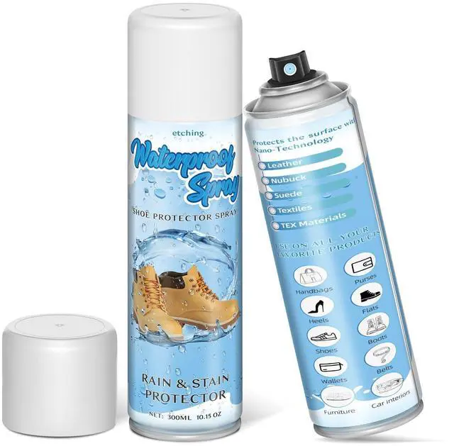 Main image of Shoe Protector Spray, Fabric Water Shield, Rain & Stain Waterproof Protection for Pillows, Couches, Fabric Furniture, Shoes, Purses and More, Long Lasting Protection-300ML