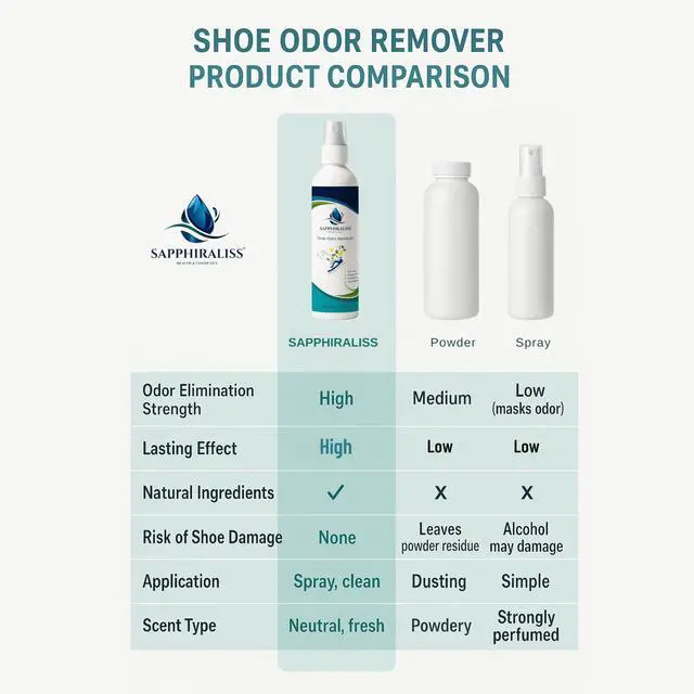 Alt view image 5 of 6 - Natural Shoe Freshener Spray - 4oz (120ml) Water-Based Mist with Eucalyptus, Peppermint, Tea Tree & Lemongrass - Quick Acting Odor Neutralizer for Shoes, Gym Bags