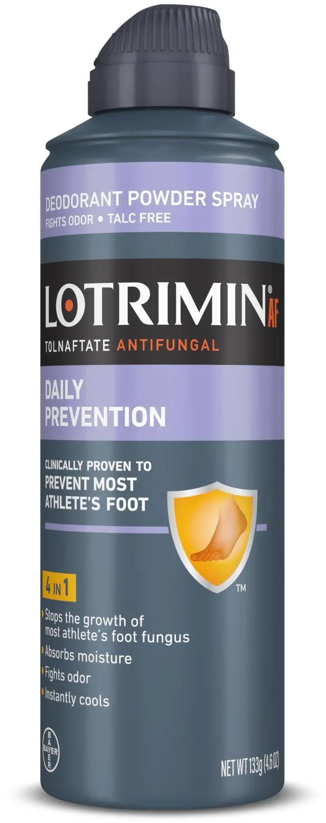 Main image of AF Athlete's Foot Daily Prevention Deodorant Powder Spray, 4.6 Ounce (Packaging may vary)