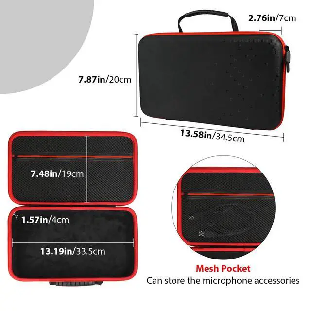 Alt view image 3 of 7 - Carrying & Protective Case for Akai Professional MPK Mini MK3 & MKII | MPK Mini Play -25 Key USB MIDI Keyboard Controller (Case Only)
