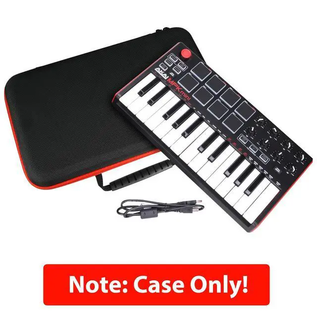 Alt view image 5 of 7 - Carrying & Protective Case for Akai Professional MPK Mini MK3 & MKII | MPK Mini Play -25 Key USB MIDI Keyboard Controller (Case Only)