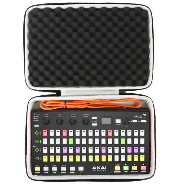 Alt view image 2 of 7 - Hard Travel Case Replacement for Akai Professional MPK Mini MKII & MK3 & MPK Mini Play | 25-Key Ultra-Portable USB MIDI Drum Pad & Keyboard Controller