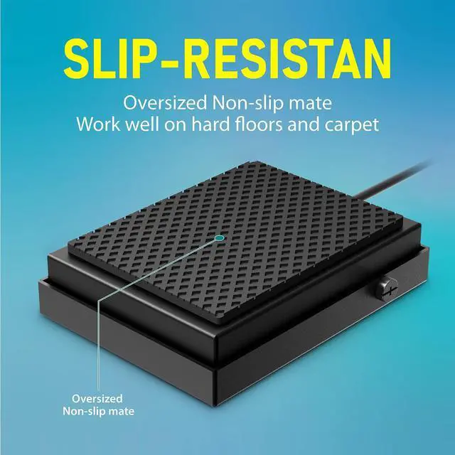 Alt view image 6 of 7 - Compact Sustain Pedal for Keyboards Digital Pianos Synthesizers,Tone Modules,Drum Machines All Metal Heavy Design,Non-Slip,with Polarity Switch