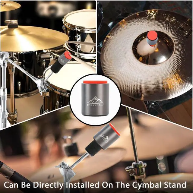 Alt view image 2 of 7 - MINI Practice Drum Pad Without Stand, 2.16 Inches Silent Drum Pad, Silicone Dumb Drum for Beginners (Gray)