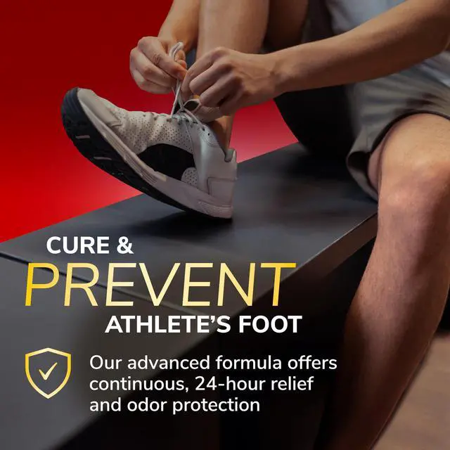 Alt view image 5 of 7 - ODOR-X ATHLETE'S FOOT MEDICATED POWDER SPRAY, 4.7 oz // 24-Hour Relief of Itching & Burning, Clinically Proven, Cures & Prevents Most Athlete's Foot, Destroys Odors Instantly
