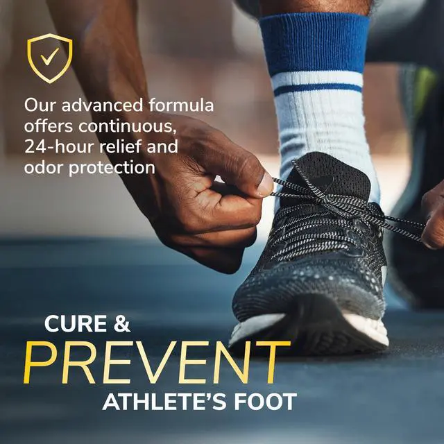 Alt view image 6 of 7 - ODOR-X ATHLETE'S FOOT MEDICATED POWDER SPRAY, 4.7 oz // 24-Hour Relief of Itching & Burning, Clinically Proven, Cures & Prevents Most Athlete's Foot, Destroys Odors Instantly