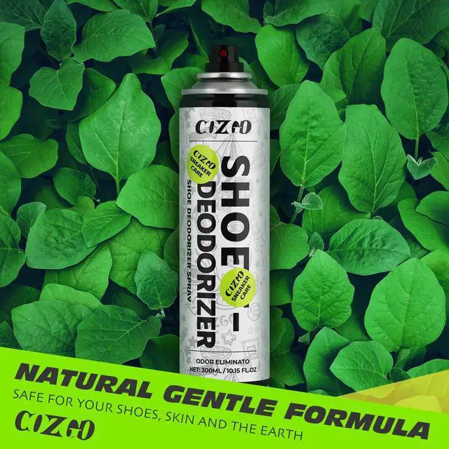 Alt view image 2 of 7 - Shoe Deodorizer Spray, Shoe Refresher, Shoe Odor Smell Eliminator, 300ml (10oz) Long-Lasting Quick-Drying Formula Shoe Spray for Smelly Shoes, Sneakers, Gym Bag, Work Boots