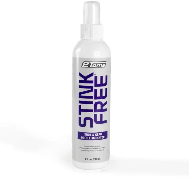 Main image of StinkFree Shoe Odor Eliminator Spray, Removes Odors Caused by Sweat in Shoes, Sneakers, Cleats, Boots & Gear, 8 Ounce Bottle
