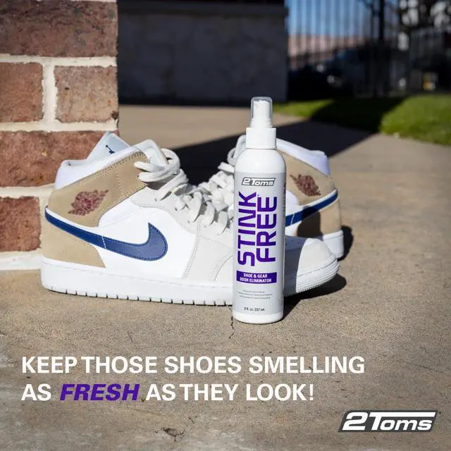 Alt view image 6 of 7 - StinkFree Shoe Odor Eliminator Spray, Removes Odors Caused by Sweat in Shoes, Sneakers, Cleats, Boots & Gear, 8 Ounce Bottle