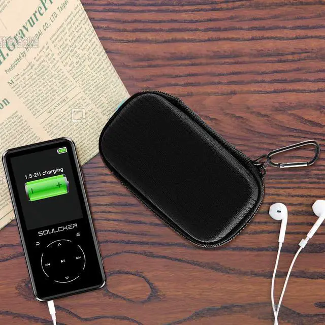 Alt view image 7 of 7 - MP3 & MP4 Player Case for Luoran/for innioasis/for TIMMKOO/for MYMAHDI/for Phinistec/Music Players Bluetooth. Kids MP3 Player Storage Box Fit for Earbuds, USB Cable and More (Bag Only)