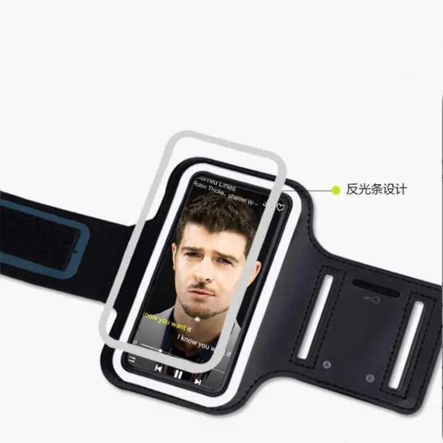 Alt view image 4 of 5 - MP3 Player Sports Armband Case, Adjustable Gym Running Exercises Sports Armband Case Compatible with innioasis G1 G3 G5 Y1 / AGPTEK M3 A02 / AiMoonsa B27 / TIMMKOO Q8 / FiiO Echo Mini MP3 Player