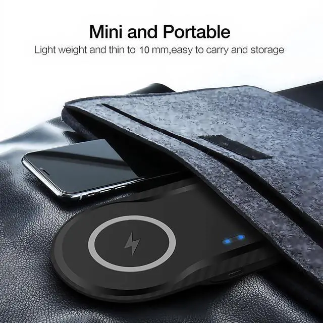 Alt view image 6 of 6 - Wireless Charger, 20W Dual Wireless Charging Pad,Fast Charging Pad for Samsung Galaxy S24/S24 Ultra/S23/S22/S21/S20, for iPhone 16/15/14/13/12/11/XR/X, for Airpods 4/3/2/Pro, and More.(with Adapter)