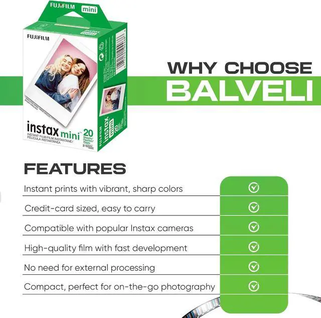 Alt view image 6 of 7 - Instax mini Instant Daylight Film Twin Pack
