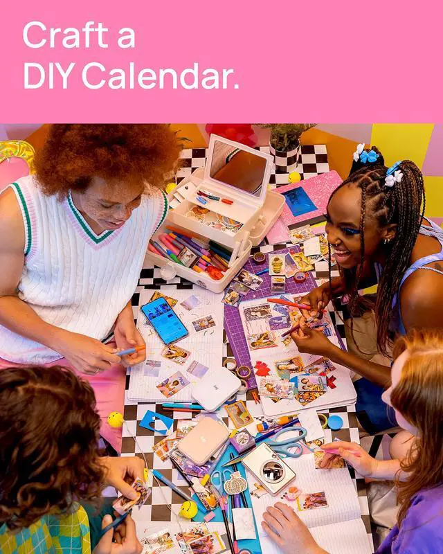 Alt view image 5 of 7 - Ivy 2 Mini Photo Printer, Print from Compatible iOS & Android Devices, Sticky-Back Prints, Pure White Zink Photo Paper Pack, 50 Sheets