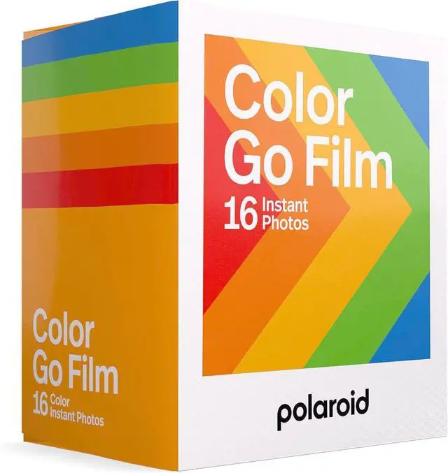 Alt view image 2 of 6 - Bundle of Polaroid GO Instant Color Film for the Polaroid GO Camera Only - 2 Double Packs with Cloth (32 Photos) - Not Compatible with i-Type or 600 Cameras