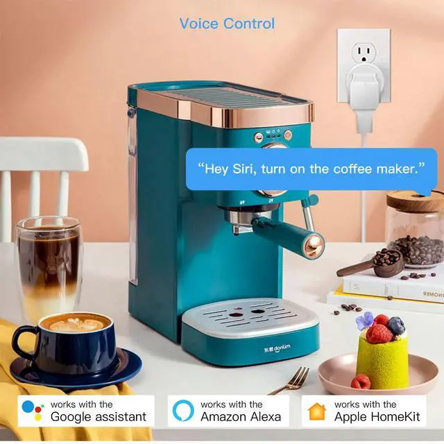 Alt view image 3 of 7 - Smart Plug Mini HomeKit, Smart WiFi Outlet Support Apple HomeKit, Alexa and Google Assistant Voice Control Socket with Timer Schedule and Group Control Apple MFi Certified No Hub Required 2 Pack