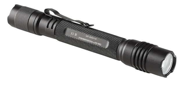 Alt view image 5 of 5 - Streamlight 88033 ProTac 2AA-X 270-Lumen Flashlight, Black | 270 lumens; 5,000 candela peak beam; rechargeable capable; IPX7 waterproof; impact-resistance tested