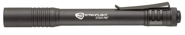 Alt view image 3 of 7 - 66118 Stylus Pro 100-Lumen Penlight with 2 AAA Alkaline Batteries, Black