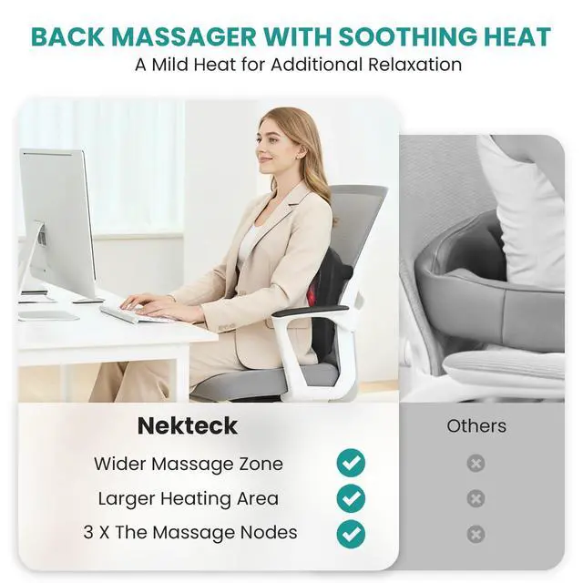 Alt view image 6 of 7 - Foot Massager with Heat, Shiatsu Heated Electric Kneading Foot Massager Machine for Neuropathy, Plantar Fasciitis, Feet Massage for Pain Relief, Circulation, Ideal Gifts for Man Woman Her Him