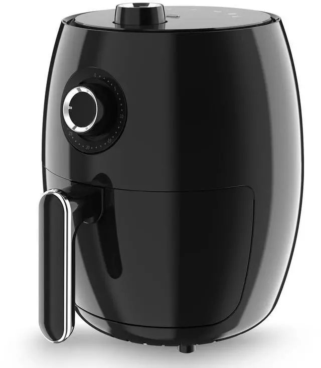 Main image of Compact Air Fryer Small, 2.1QT, 4-in-1 Small Mini Airfryer Compact, Bake, Roast, Reheat, 98% Less Oil, Adjustable Temperature & Timer, Quiet, Nonstick & Dishwasher Safe Basket, BPA-Free, Black