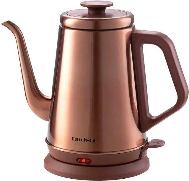 Main image of 1000W Gooseneck Electric Kettle (1.0L),100% Stainless Steel BPA Free Tea Kettle with Auto Shut - Off Protection, Pour Over Coffee Kettle -Copper