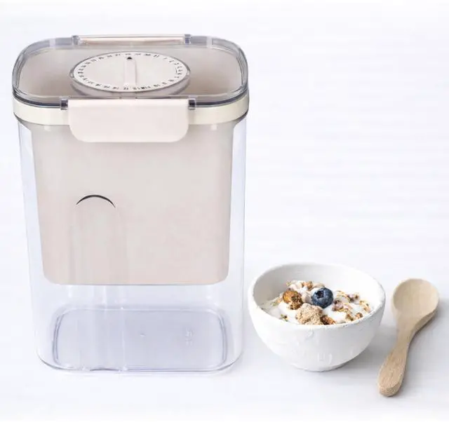 Main image of Yogurt Dehydrator, Small-Batch Greek Yogurt Maker with Built-In Date Reminder Fresh, Simple & Just the Right Amount Food-Grade BPA-Free Materials