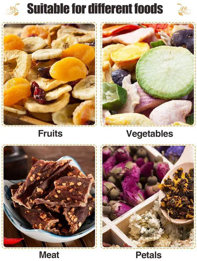 Alt view image 7 of 7 - 4 Silicone Dehydrator Mats & 6 Mesh Dehydrator Sheets, Reusable Non-stick Tray Liner with Edge, Compatible with Cosori CP267-FD for Fruits Meat Vegetables(Pack of 10)