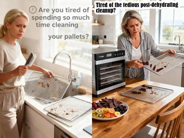 Alt view image 2 of 7 - Silicone Dehydrator Tray Liners Compatible with Cosori C267-FD Food Dehydrator, 12x13 inch 6-Pack Reusable NonStick Mesh Dehydrator Sheets - Jerky Herbs & Fruit