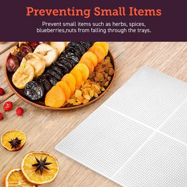 Alt view image 2 of 7 - Food Dehydrator Accessories, Mesh Screen Sheets for 6 Trays CP267-FD and Other Models, BPA-Free, C267-2MS, 2 Pack