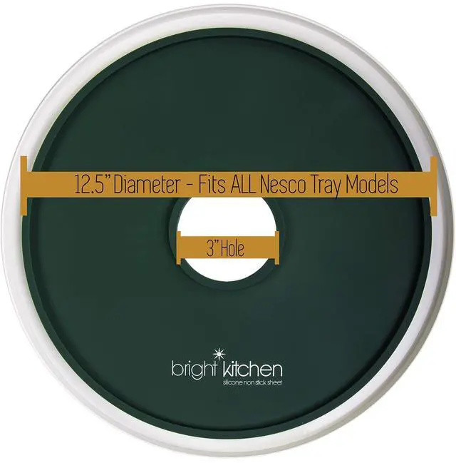 Alt view image 5 of 7 - 2 Edge Fruit Leather Silicone Dehydrator Sheets for Nesco Round Dehydrators Lip Mold Hold Batter Liquid Fruit Roll Up Fruit Leather Circle Reusable Flexible Non Stick Non-Toxic