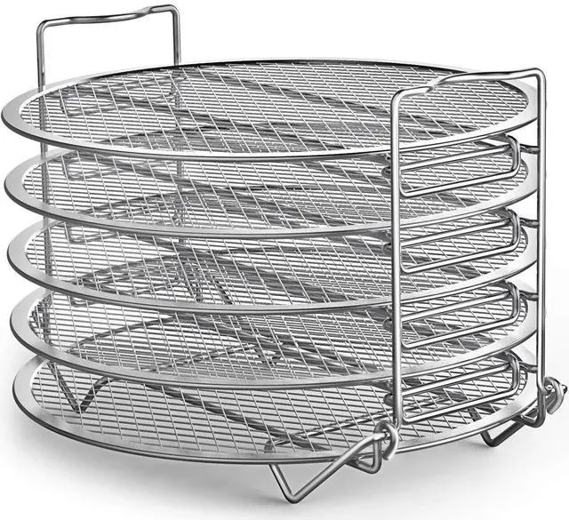 Main image of Dehydrator Rack Stainless Steel Stand Accessories Compatible with Ninja Foodi Pressure Cooker and Air Fryer 6.5 and 8 Quart, Instant Pot Air Fryer 8 Qt