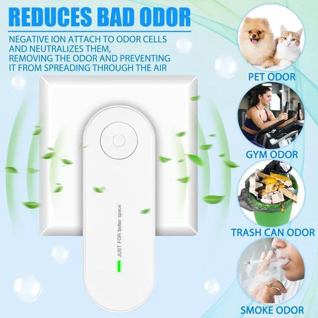 Alt view image 6 of 7 - 3 Pcs Air Purifier Plug in Air Ionizers Portable Negative Ion Generator Filterless Home Freshener Filter Cleaner for Removing Smell Pollutants Odor Dust Car Room Bedrooms Toilets Office