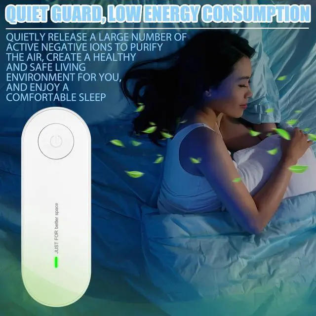 Alt view image 7 of 7 - 3 Pcs Air Purifier Plug in Air Ionizers Portable Negative Ion Generator Filterless Home Freshener Filter Cleaner for Removing Smell Pollutants Odor Dust Car Room Bedrooms Toilets Office