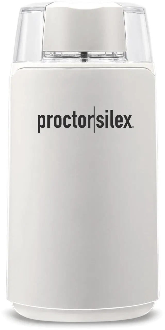 Main image of Electric Coffee Grinder for Beans, Spices and More, Stainless Steel Blades, 12 Cups, White