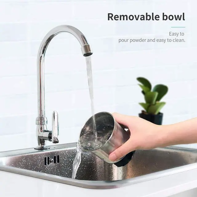 Alt view image 6 of 7 - Coffee Grinder Electric, Coffee Bean Electric, Herb, Nut Grain Grinder with 1 Removable Stainless Steel Bowl, Black