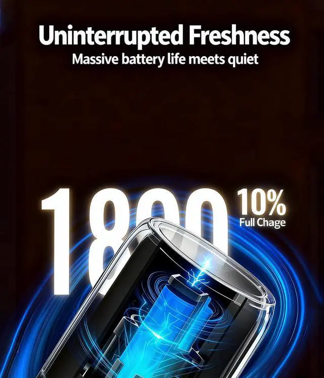 Alt view image 4 of 7 - Electric Coffee Grinder, One Touch Coffee Bean Grinder with 12-Cup Capacity, 25W Low Noise Pure Copper Motor, Adjustable Settings, Quiet Operation, Easy Clean