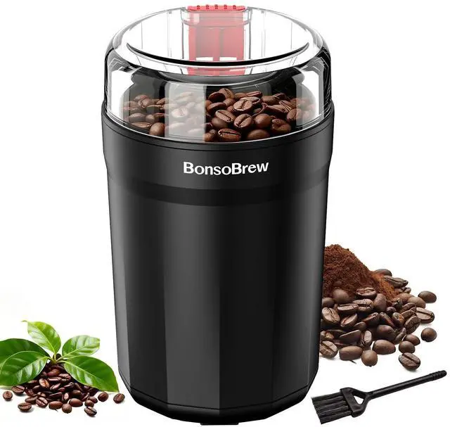Main image of Electric Coffee Grinder, Coffee Bean and Spice Grinder, With Heavy-Duty Stainless Steel Grind Blades