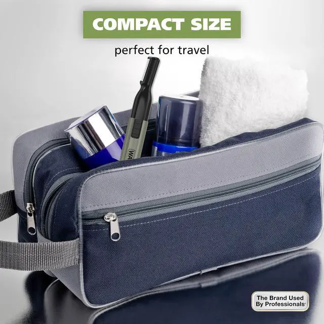 Alt view image 7 of 7 - Micro Groomsman Battery Personal Trimmer for Hygienic Grooming with Rinseable, Interchangeable Heads for Eyebrows, Neckline, Nose, Ears, & Other Detailing - 05640-600