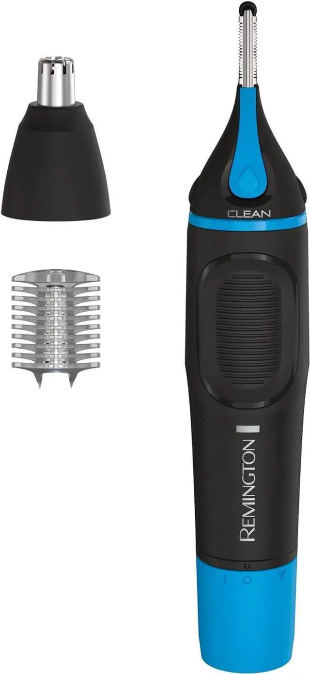 Main image of Nose, Ear & Detail Trimmer with CleanBoost Technology, Blue