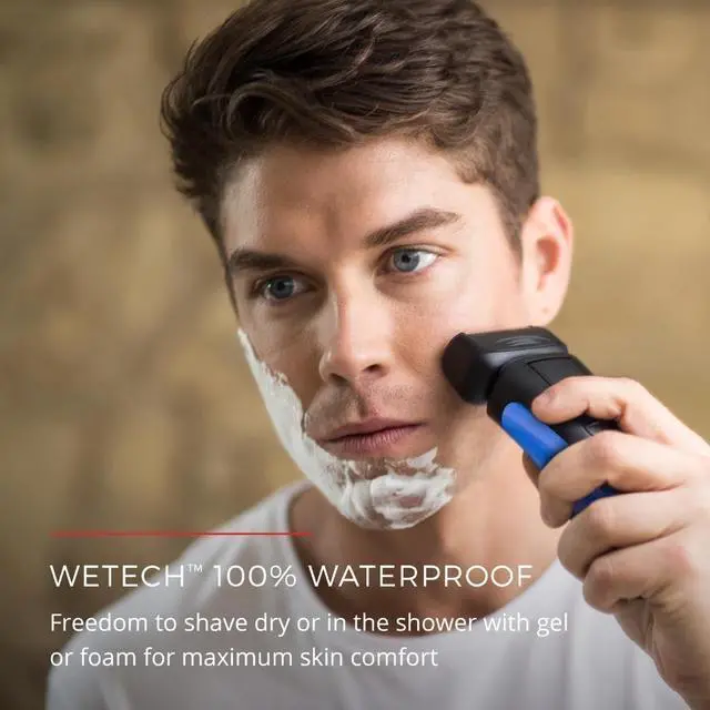 Alt view image 6 of 7 - Comfort Series Foil Shaver for Men, Electric Shaver, Pop-up Trimmer, Blue, PF7400E