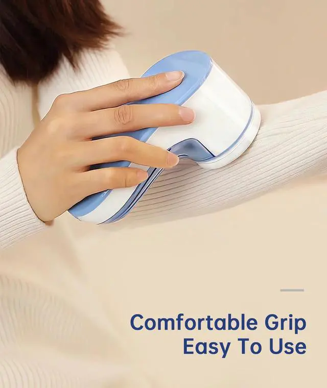 Alt view image 3 of 7 - Fabric Shaver, Electric Lint Remover, Lint Shaver for Clothing & Furniture, Sweater Shaver & Pilling Remover, Depiller Effectively Remove Pills, Lint, Fuzz from Couch - Battery Operated