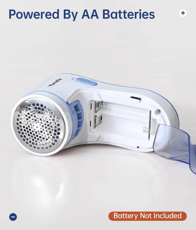 Alt view image 7 of 7 - Fabric Shaver, Electric Lint Remover, Lint Shaver for Clothing & Furniture, Sweater Shaver & Pilling Remover, Depiller Effectively Remove Pills, Lint, Fuzz from Couch - Battery Operated