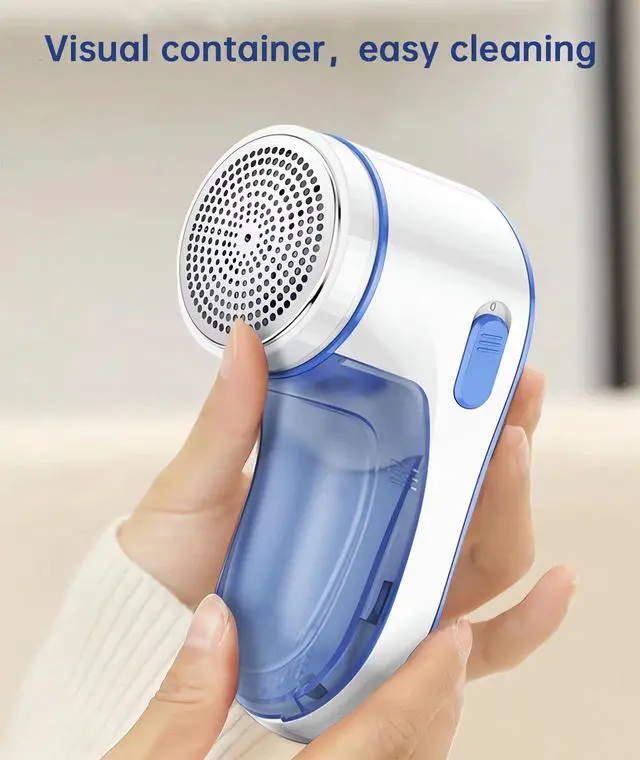 Alt view image 4 of 7 - Fabric Shaver, Electric Lint Remover, Lint Shaver for Clothing & Furniture, Sweater Shaver & Pilling Remover, Depiller Effectively Remove Pills, Lint, Fuzz from Couch - Battery Operated