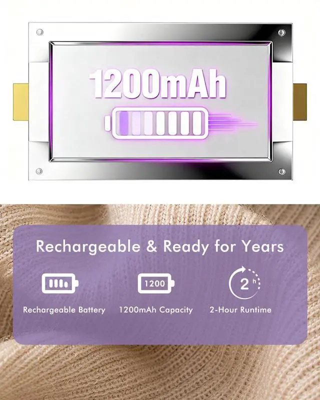 Alt view image 2 of 7 - Fabric Shaver Defuzzer, Electric Lint Remover, Rechargeable Sweater Shaver with Stainless Steel 3-Leaf Blades, Dual Protection, Removable Bin, Easy Remove Fuzz, Lint, Pills, Bobbles